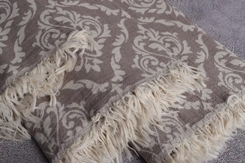 Travel Towel, Bridal Shower Favor, Turkish Towel Beach, Fouta towel, Turkish Towel Beach Towel, Personalized Gifts, 68x36 Cotton Baroque Towel - 6