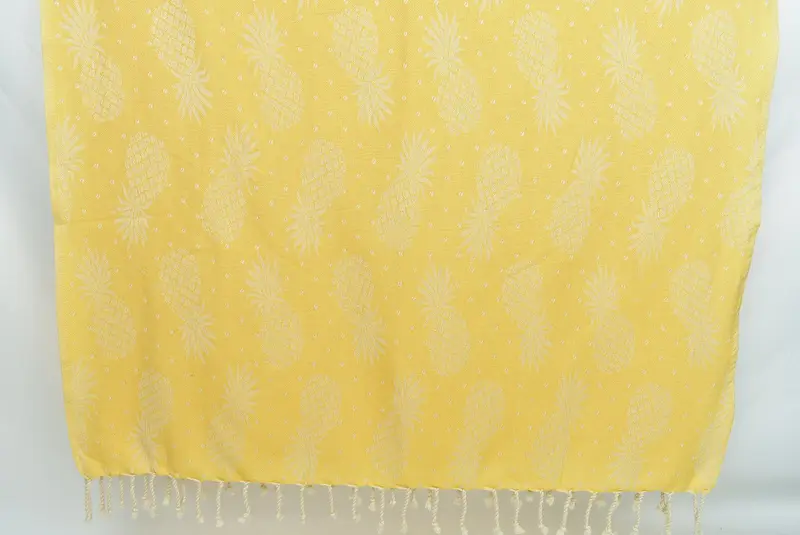 Cotton towel, Turkish Beach Towel Monogram, Spa Towel, 80x40 Cotton Pineapple Design Towel, Bachelor Party Favors, Turkish Towel Beach, Travel towel - 1