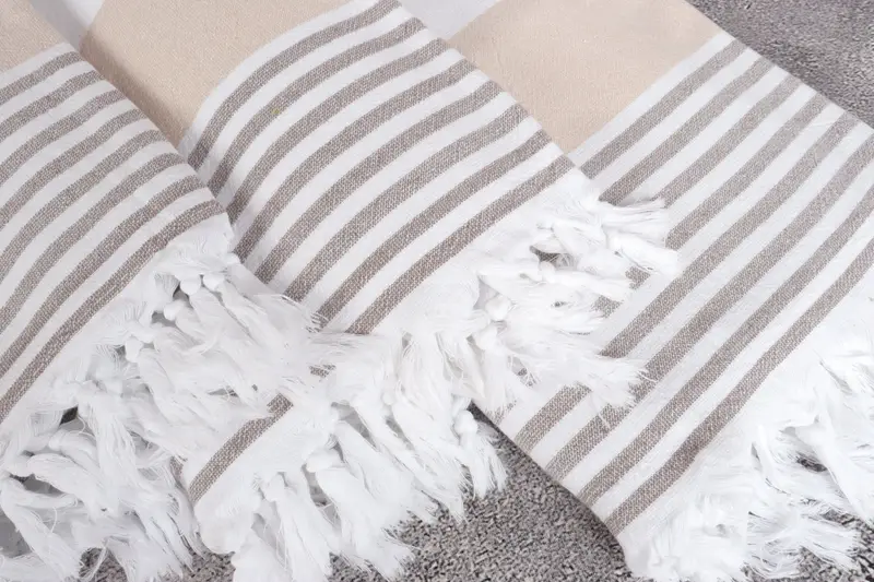 Custom Towel, 68x36 Cotton Striped Terry Towel, Wedding Towel, Engagement Gift, Travel Towel, Personalized Beach Towel, Personalized Bridesmaid Gift - 5