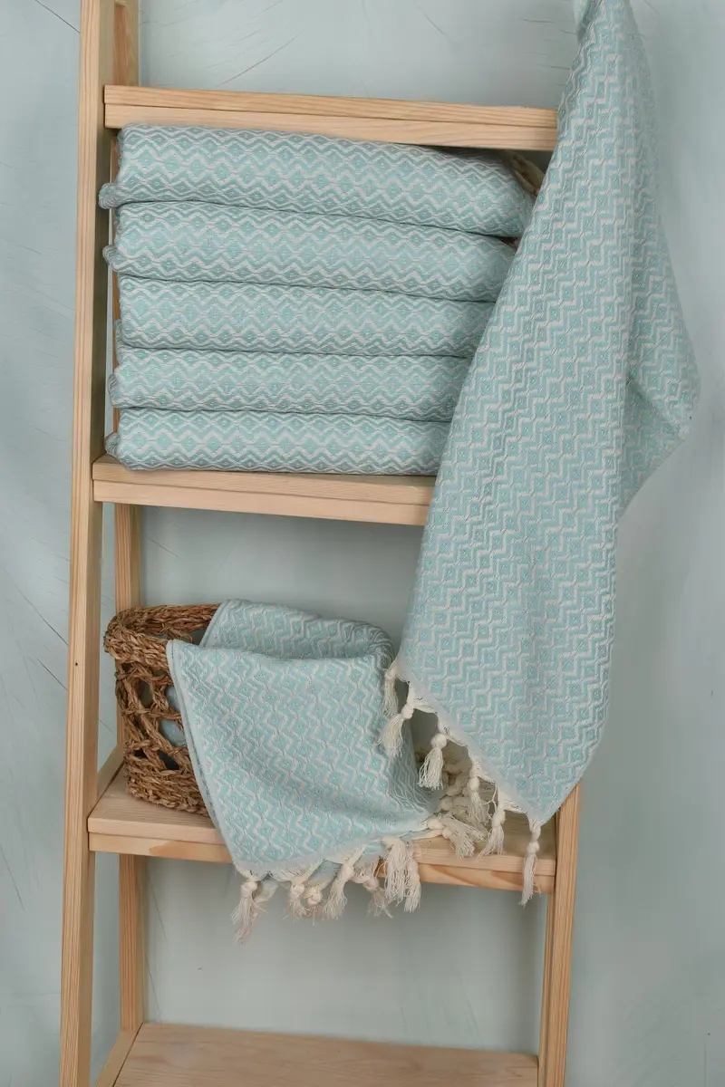 Guest Towel, 36x18 Cotton Diamond Towel, Monogrammed Hand Towel, Gift For Coworker, Embroidery Towel, Personalized Gift, Personalized Hand Towel - 3