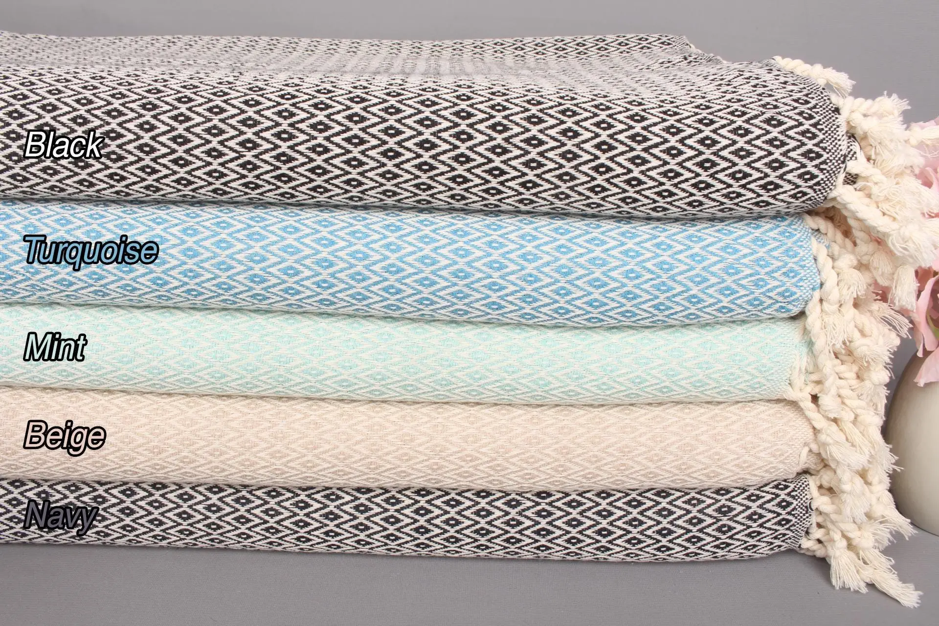 Bridal Shower Gift Custom Wedding Organic Cotton Throw Blanket, 79x95 Inches - 1