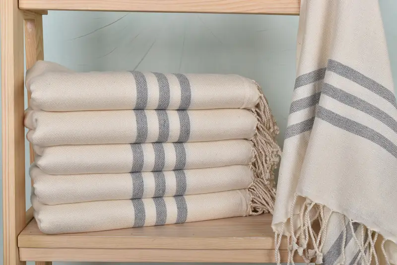 Custom Gifts, Spa Gift Towel, Summer Towel, 70x40 Cotton Striped Towel, Large Turkish Towel, Bachelorette Party Favors, Bridesmaid Gift Towel - 2