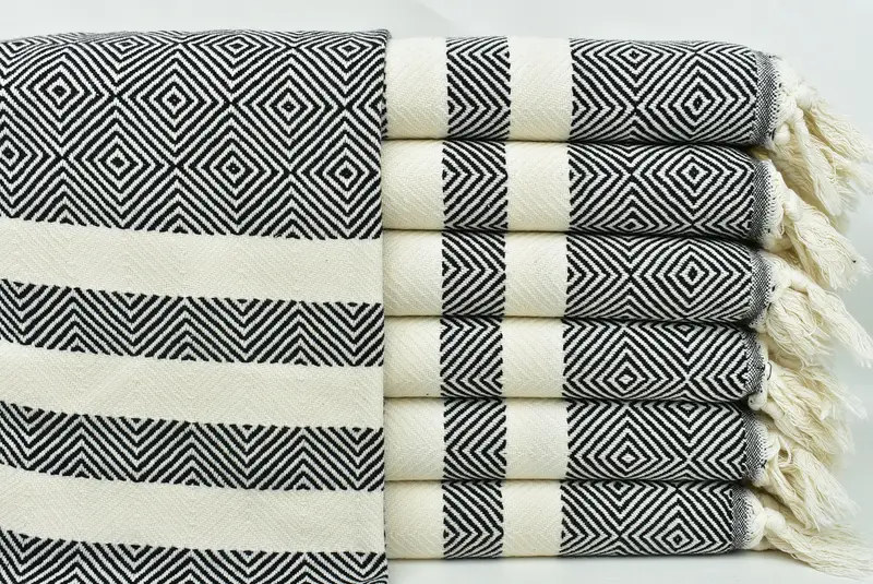 Personalize Gift, Personalized Gifts, 32x20 Cotton Diamond Towel, Bridesmaid Gifts, Small Bath Towels, Organic Towel, Turkish Towel Monogram - 1