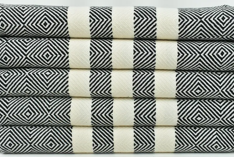 Personalize Gift, Personalized Gifts, 32x20 Cotton Diamond Towel, Bridesmaid Gifts, Small Bath Towels, Organic Towel, Turkish Towel Monogram - 2