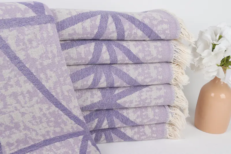 Bridal Party Gifts, 70x40 Cotton Asymmetric Design Towel, Quick-dry towel, Cotton towel, Bachelorette Gifts, Sand-resistant Turkish towel for travel - 2