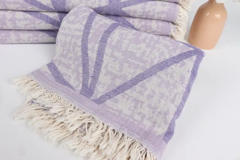 Bridal Party Gifts, 70x40 Cotton Asymmetric Design Towel, Quick-dry towel, Cotton towel, Bachelorette Gifts, Sand-resistant Turkish towel for travel - 5