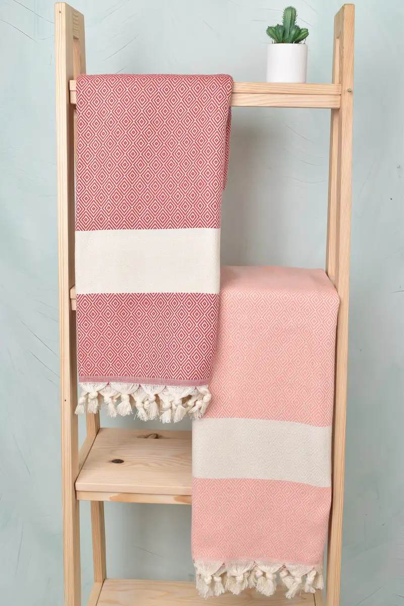 Kitchen Towel, Bathroom Towels, Monogrammed Hand Towel, Birthday Gift, 36x20 Cotton Diamond Towel, Beach Wedding Favor, Gift For The Home Decor - 6