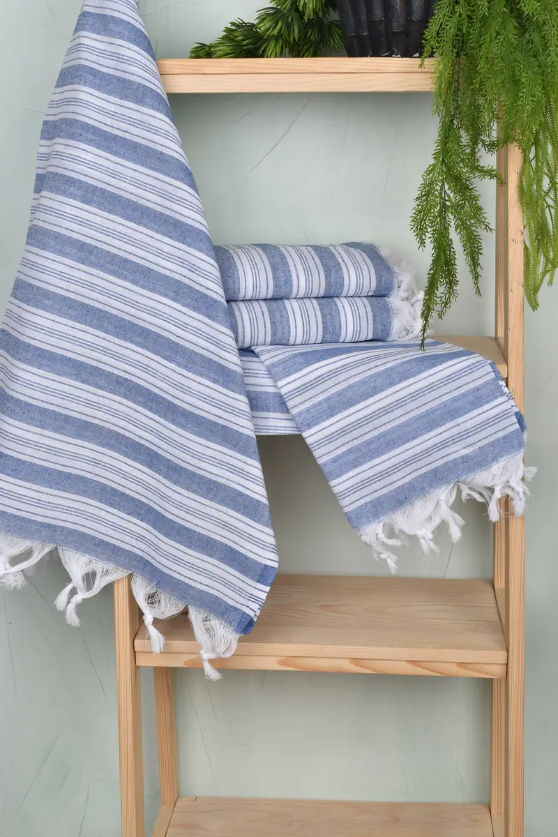 Turkish Bath Towel Set, Bachelor Bachelorette Party Favors, 70x40 Cotton Striped Towel, Gift For Him, Home Gift, Custom Towel, Beach Towel Monogram - 6