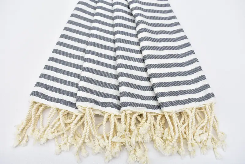 Bridesmaid Gifts, Personalized Dish Towel, Custom Name Towel, Wedding Gift, Wedding Gift Ideas, 40x18 Cotton Striped Towel, Girl Trip Party Favor - 4