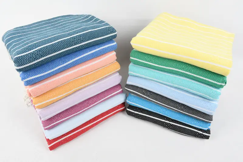 Sand-free towel, Gift For The Home Decor, Bath towel, Custom Beach Towel, Bridemaids Beach Towel, 70x40 Cotton Striped Towel, Bachelor Party Gifts - 3