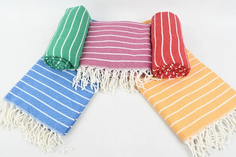 Sand-free towel, Gift For The Home Decor, Bath towel, Custom Beach Towel, Bridemaids Beach Towel, 70x40 Cotton Striped Towel, Bachelor Party Gifts - 5