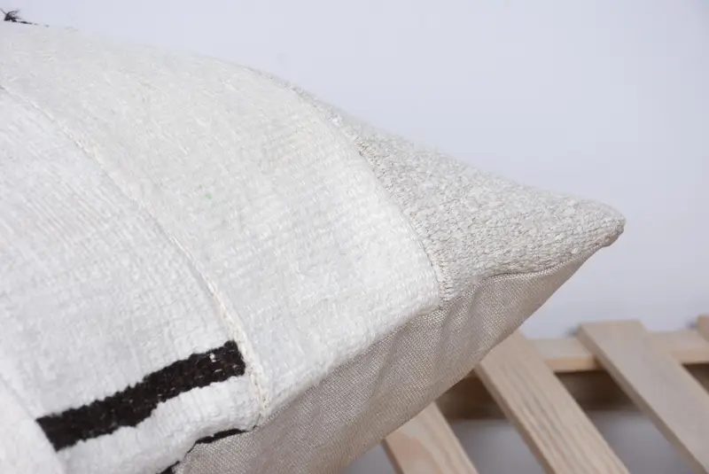 Tapestry Cushion Cover, Handmade Throw Pillow, Home Decor Pillow, 32x32 Beige Pillow Cover, Pillow Case, Turkish Pillow, Turkish Kilim Pillow - 7