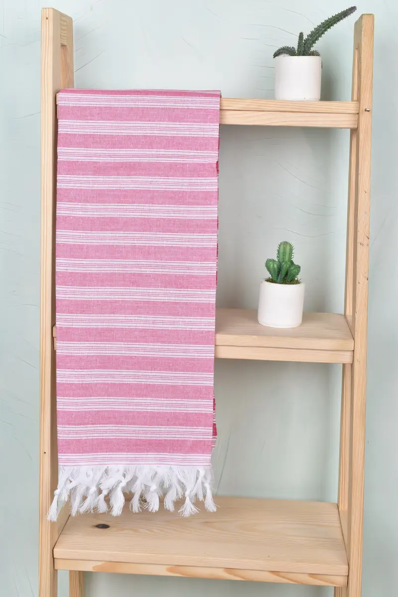 Custom Wedding Gift, 70x40 Cotton Striped Towel, Baby Boy Gift, Soft towel, Absorbent Turkish towel, Antibacterial Turkish peshtemal towel - 8
