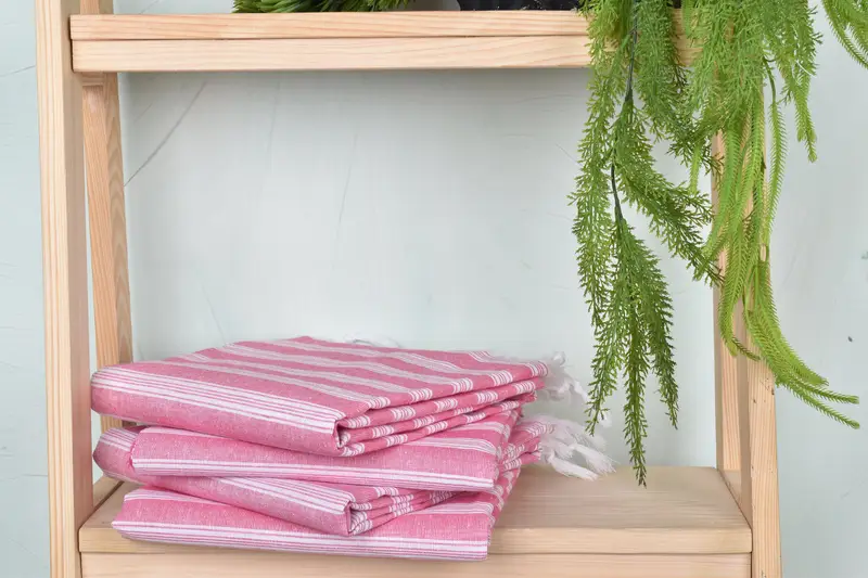 Custom Wedding Gift, 70x40 Cotton Striped Towel, Baby Boy Gift, Soft towel, Absorbent Turkish towel, Antibacterial Turkish peshtemal towel - 7