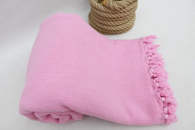 Bachelor Gifts, Turkish Cotton Blanket, Oversized Beach Towel, Woven Blanket, Bedspread, 76x56 Cotton Stonewashed Chevron Towel, Decorative Blanket - 7