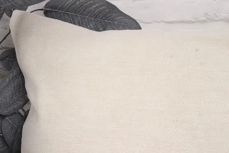 Seat Pillow Cover, Antique Pillows, 16x24 White Pillow Cover, Pillow for Sofa, Boho Pillow, Wool Kilim Pillow Pillow Cover, Pillow Case - 2