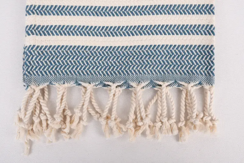 Custom Hand Towel, Turkish Hand Towel, 40x18 Cotton Chevron Towel, Custom Wedding Gift From Bridesmaid, Monogrammed Hand Towel, Custom Tea Towel - 3