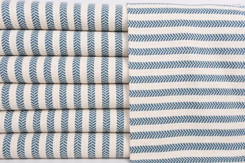 Custom Hand Towel, Turkish Hand Towel, 40x18 Cotton Chevron Towel, Custom Wedding Gift From Bridesmaid, Monogrammed Hand Towel, Custom Tea Towel - 1