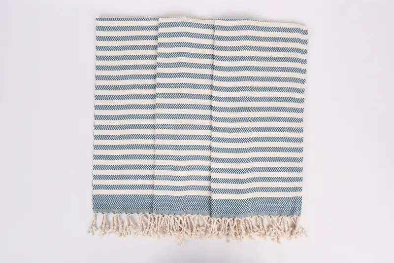 Custom Hand Towel, Turkish Hand Towel, 40x18 Cotton Chevron Towel, Custom Wedding Gift From Bridesmaid, Monogrammed Hand Towel, Custom Tea Towel - 7