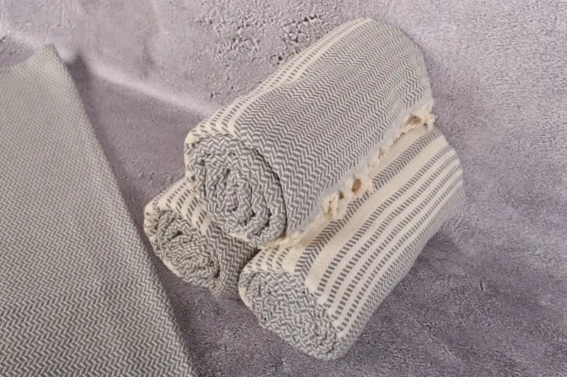 70x40 Cotton Striped Towel, Bridal Shower Gift, Organic Towel, Home Decor Gifts, Bridal Gifts, Cotton towel, Beach Theme Bachelorette Party Gifts - 8