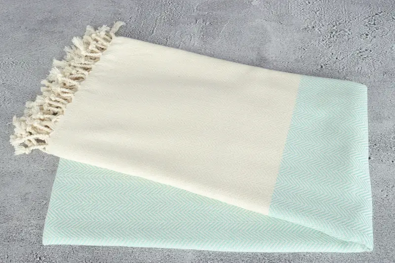 Bachelor Gift, Peshtemal beach towel with unique design, Wedding Gift, Monogram Turkish Towel, 70x36 Cotton Zig zag Towel, Monogrammed Beach Towel - 6