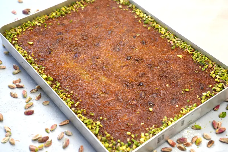 Handmade Turkish Pistachio Kadaif Authentic Gourmet Dessert, Sweet Gift Idea - 1