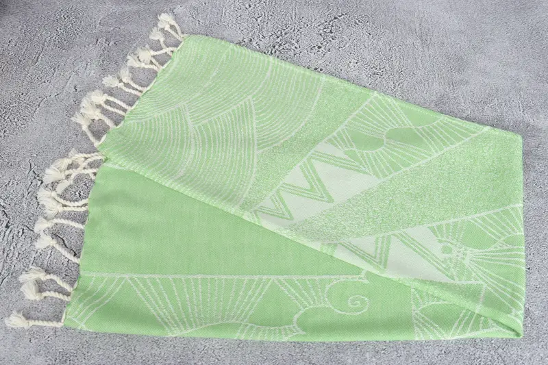 36x18 Cotton Striped Design Towel, Summer Towel, Turkish Towel Hand Towel, Monogram Kitchen Towel, Wedding Gift, Anniversary Gift For Her - 7