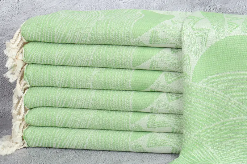 36x18 Cotton Striped Design Towel, Summer Towel, Turkish Towel Hand Towel, Monogram Kitchen Towel, Wedding Gift, Anniversary Gift For Her - 2