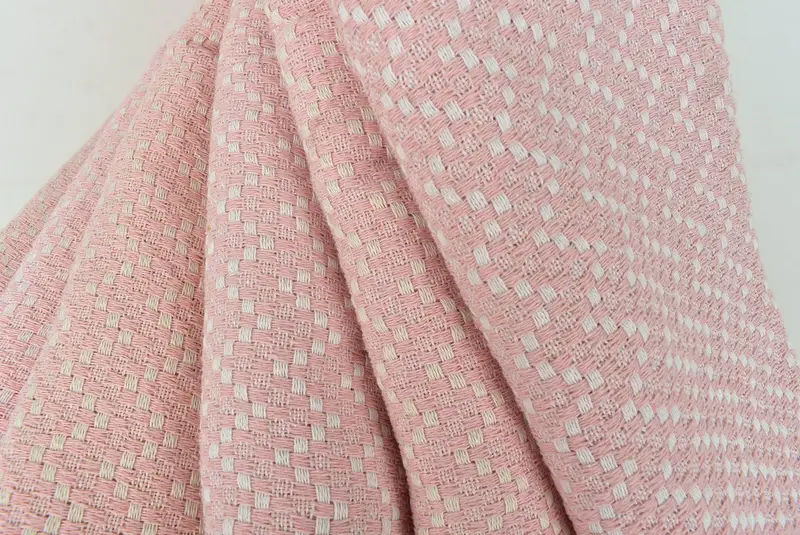Bridal Shower Gift, Wedding Anniversary Gift, Turkish Blanket, 76x68 Cotton Herringbone Towel, Monogram Beach Blanket, Grandma Gift, Tablecloth - 5