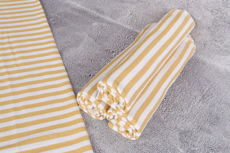 40x18 Cotton Striped Towel, Kitchen Towel, Hand Size Towels, Guest Towel, Personalized Home Gift Wedding, Personalized Hand Towel, Custom Hand Towel - 8