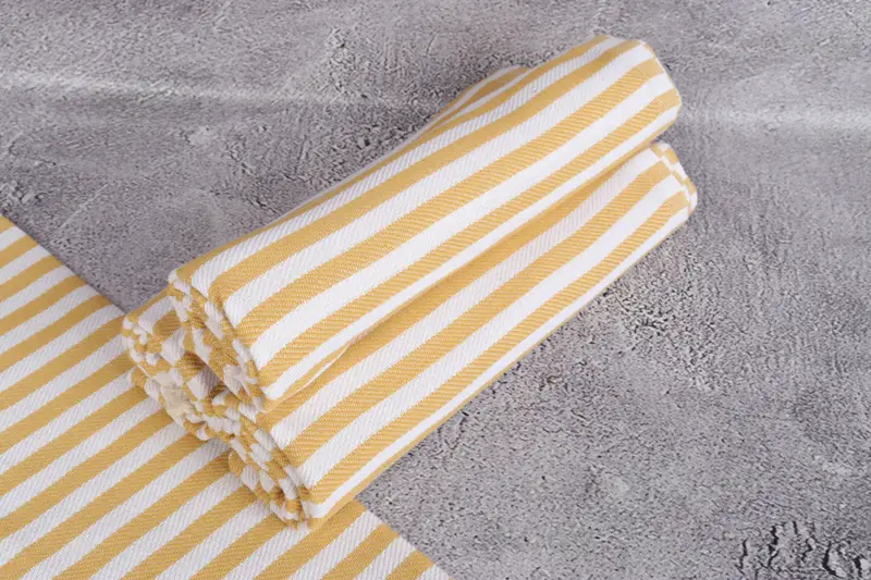 40x18 Cotton Striped Towel, Kitchen Towel, Hand Size Towels, Guest Towel, Personalized Home Gift Wedding, Personalized Hand Towel, Custom Hand Towel - 7