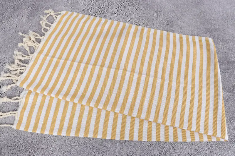 40x18 Cotton Striped Towel, Kitchen Towel, Hand Size Towels, Guest Towel, Personalized Home Gift Wedding, Personalized Hand Towel, Custom Hand Towel - 6