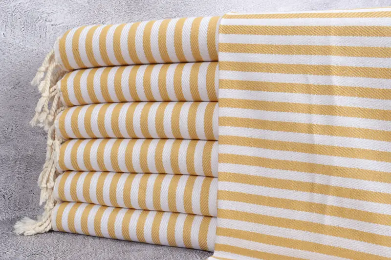 40x18 Cotton Striped Towel, Kitchen Towel, Hand Size Towels, Guest Towel, Personalized Home Gift Wedding, Personalized Hand Towel, Custom Hand Towel - 1