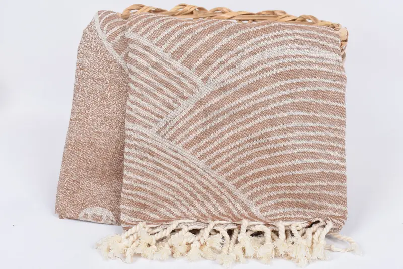 68x40 Cotton Striped Design Towel, Personalized Towel, Turkish towel bulk order for wedding gifts, Embroidered Towel, Quick-dry towel, Birthday Gift - 6