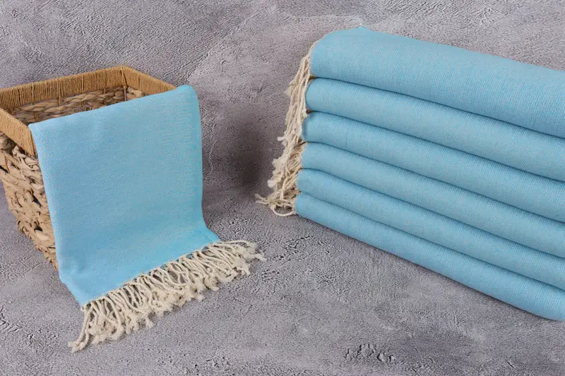Hammam Towel USA, 70x40 Cotton Flat Towel, Bridal Party Gifts, Custom Gift, Quick-Dry Beach Towel, Bath towel, Eco-Friendly Turkish Towel - 3