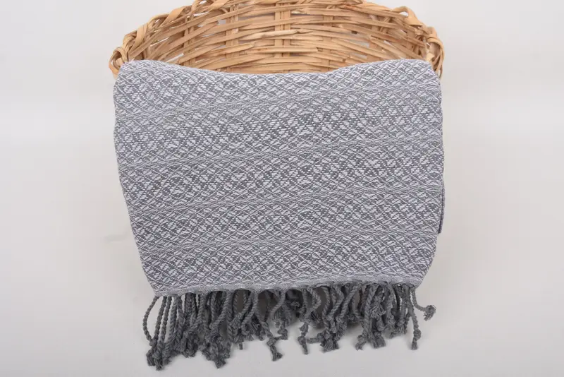 70x40 Cotton Geometric Towel, Organic Beach Towel, Family Gift Basket, Home Gift, Turkish hand towel, Wedding Favors, Custom Gift, Cute Beach Towel - 5
