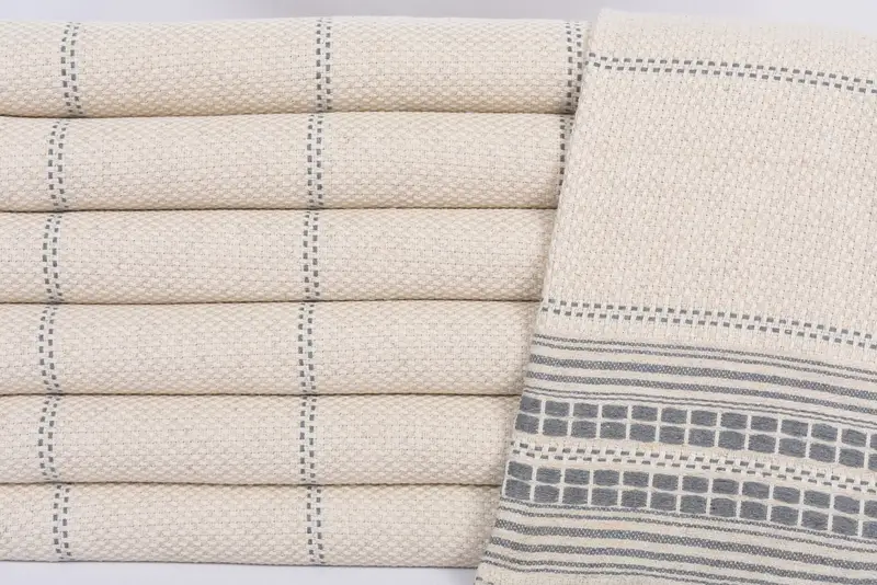Custom Hand Towel, Custom Turkish Towel, Monogram Kitchen Towel, 40x20 Linen Striped Towel, Guest Towel, Bachelorette Party Favors, Bathroom Towels - 2