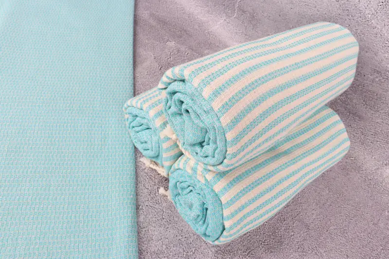 Absorbent Turkish towel, Customized Towels, Turkish beach towel, 68x40 Cotton Striped Towel, Monogrammed Beach Towel, Oversized Beach Towel - 8