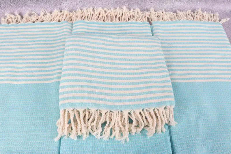 Absorbent Turkish towel, Customized Towels, Turkish beach towel, 68x40 Cotton Striped Towel, Monogrammed Beach Towel, Oversized Beach Towel - 4