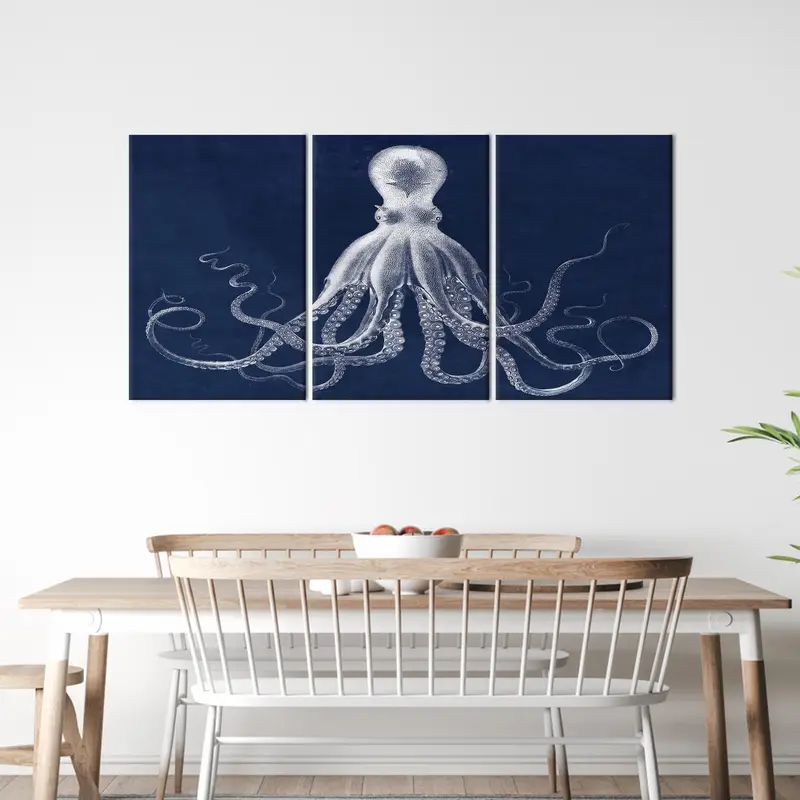 Lord Bodner Art, Octopus Art Decor, Underwater Art, Modern Canvas Decor, Trendy Artwork, Bodner Octopus,  Wall Hanging Art, Contemporary Art - 2