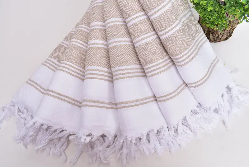 40x18 Cotton Diamond Towel, Kitchen Towel, Monogram Kitchen Towel, Personalized Home Gift Wedding, Personalized Turkish Towel, Custom Hand Towel - 4