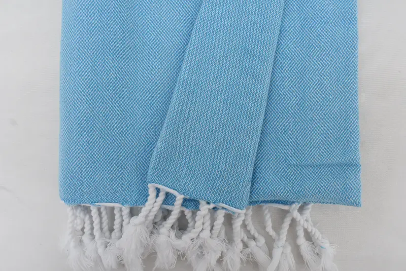 Quick-drying peshtemal towel for poolside, Organic towel, Bridal Party Gifts, 70x40 Cotton Striped Towel, Hammam towel, Custom Wedding Gifts - 4