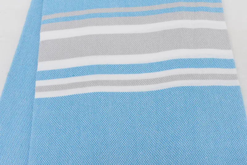 Quick-drying peshtemal towel for poolside, Organic towel, Bridal Party Gifts, 70x40 Cotton Striped Towel, Hammam towel, Custom Wedding Gifts - 5