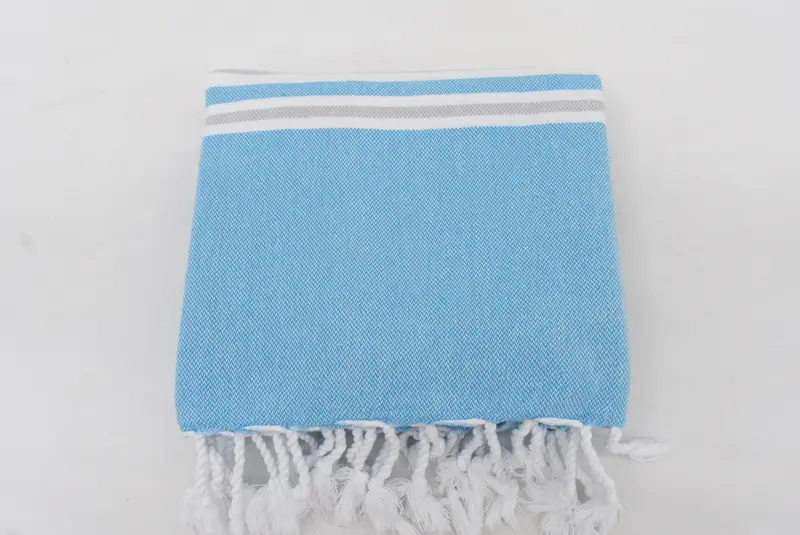 Quick-drying peshtemal towel for poolside, Organic towel, Bridal Party Gifts, 70x40 Cotton Striped Towel, Hammam towel, Custom Wedding Gifts - 6