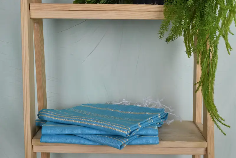 Monogram Kitchen Towel, Turkish Tea Towel, Monogram Hand Towel, 40x24 Cotton Striped Towel, Bridal Shower Gifts, Summer Gift, Turkish Towel Monogram - 7