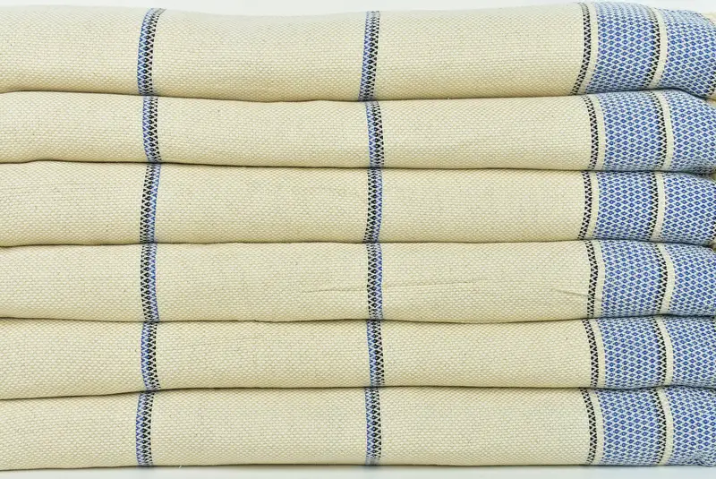 104x96 Cotton Striped Towel, Decorative Blanket, Bridal Shower Gift, Home Gift, Aesthetic Blanket, Turkish Towel Beach Blanket, Woven Throw Blanket - 2