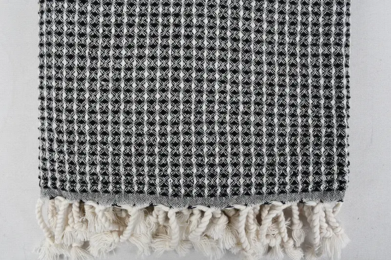Luxury Turkish Bath Towel, Custom Wedding Gifts, Embroidery Towel, Bachelorette Favor, Hammam towel, Personalized Towel, 68x36 Cotton Waffle Towel - 5