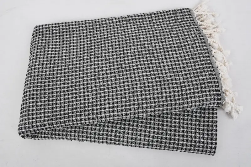 Luxury Turkish Bath Towel, Custom Wedding Gifts, Embroidery Towel, Bachelorette Favor, Hammam towel, Personalized Towel, 68x36 Cotton Waffle Towel - 6
