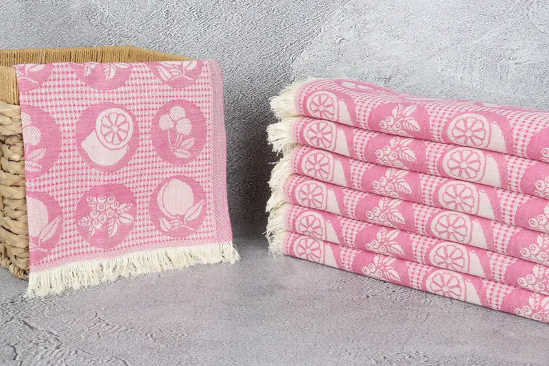 Kitchen Towel, Bridesmaid Gifts, Custom Hand Towel, Monogram Turkish Bath Towel, 28x20 Cotton Fruits Patterned Towel, Personalized Gift For Her - 4