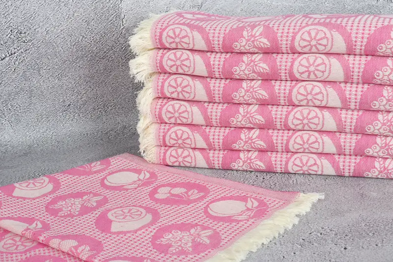 Kitchen Towel, Bridesmaid Gifts, Custom Hand Towel, Monogram Turkish Bath Towel, 28x20 Cotton Fruits Patterned Towel, Personalized Gift For Her - 3